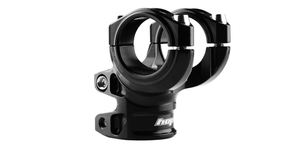 Potence Hope Gravity 20 mm couleur noir et serrage de collier 31,8 mm